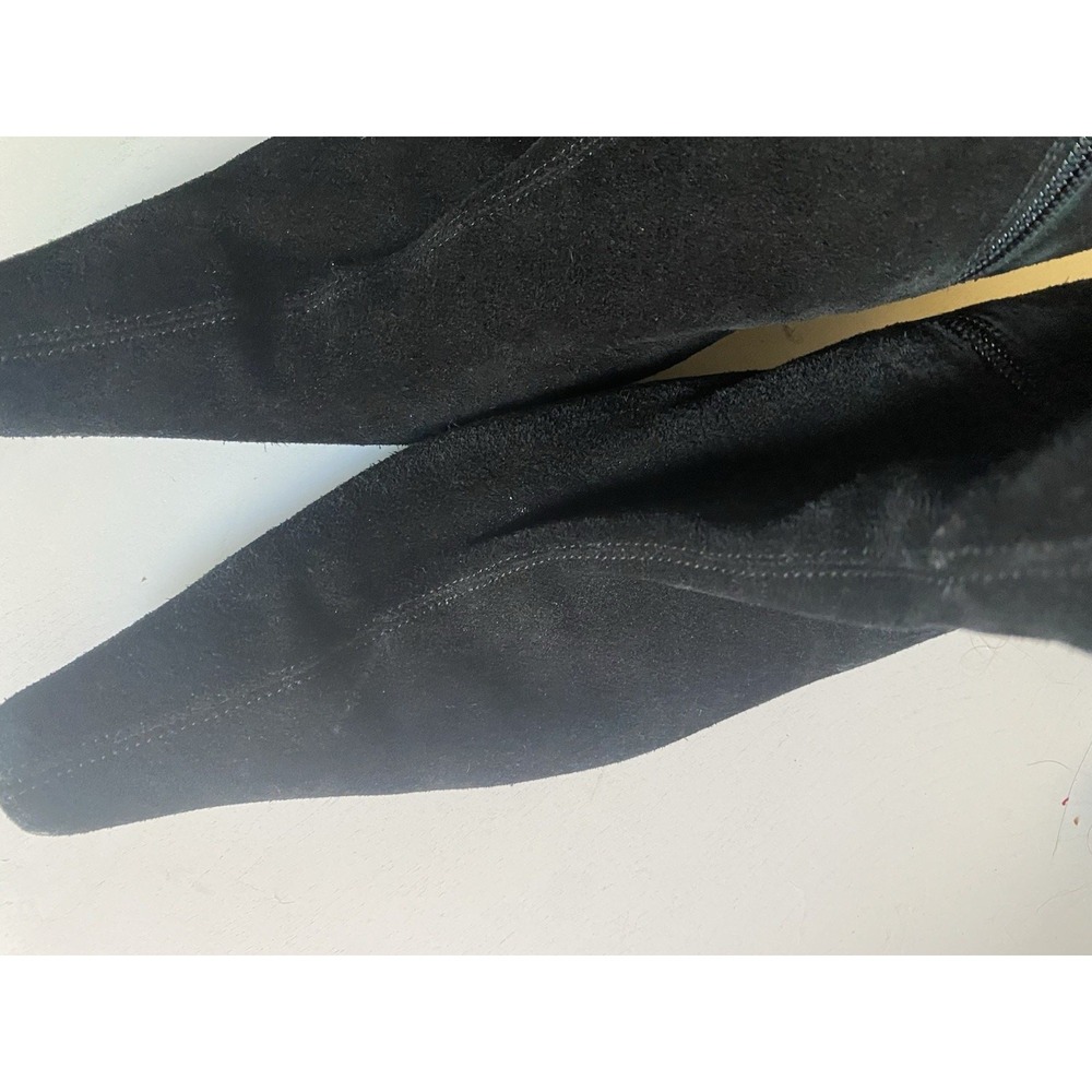 Priori Made In Italy Boots Suede‎ Black Size 10 - Picture 10 of 12
